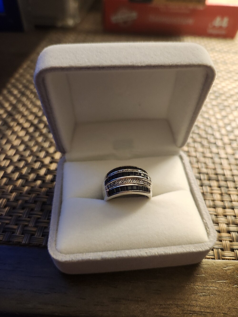 925 Saphire Dome Ring